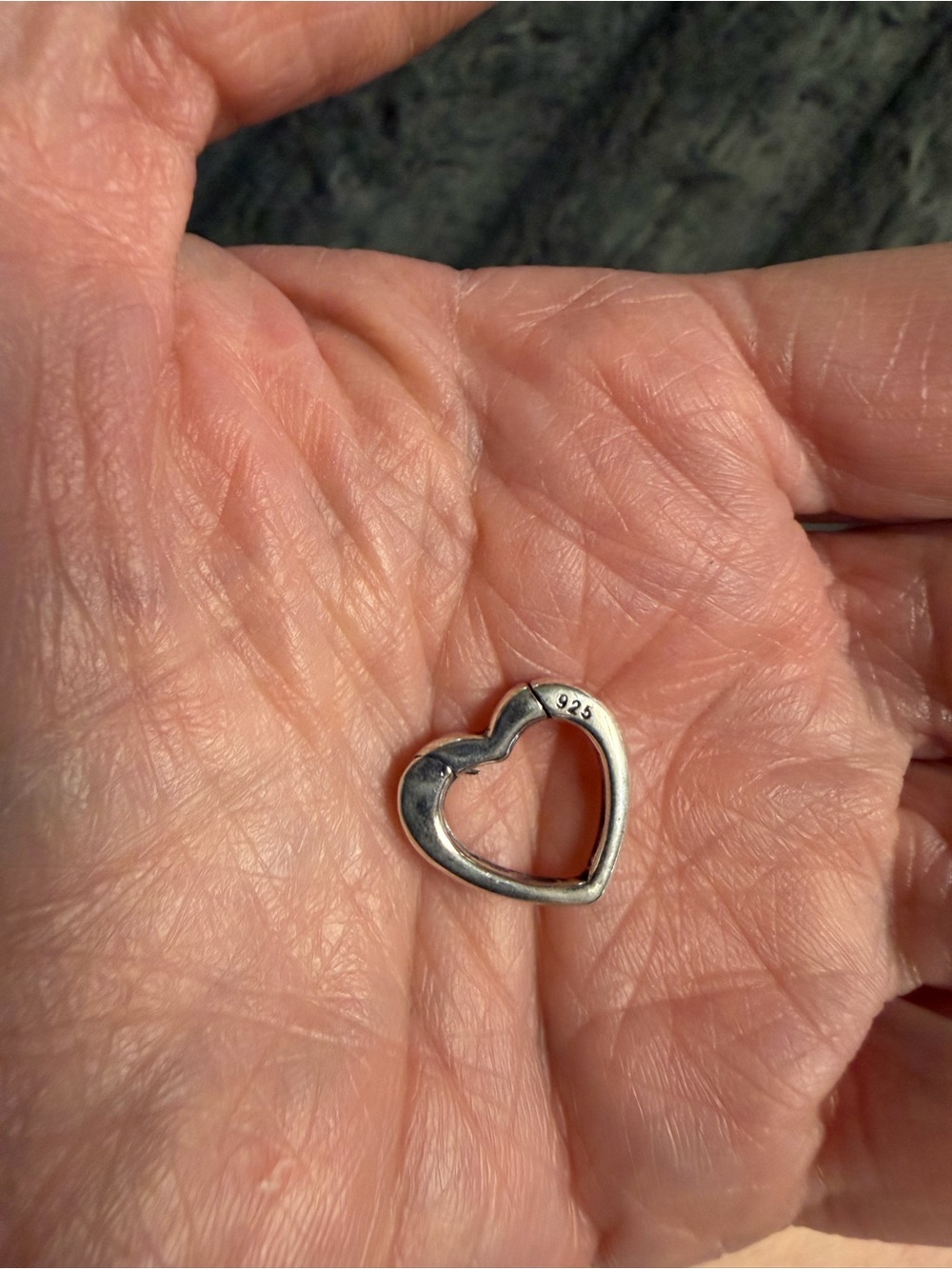 Sterling Silver 925 Love Heart Sterling Silver Lobster Clasp - Picture 14 of 16